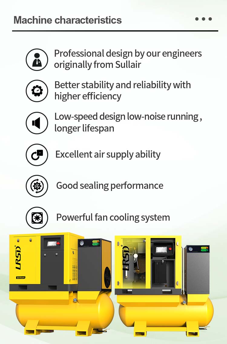 4 in 1 integratea air compressor for laser catter 18.5kw-25kw