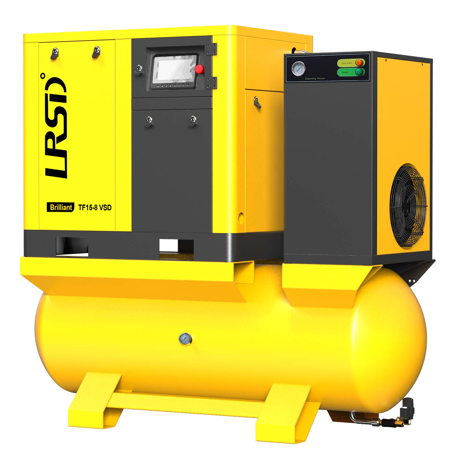 Advantages of laser cutting air compressor