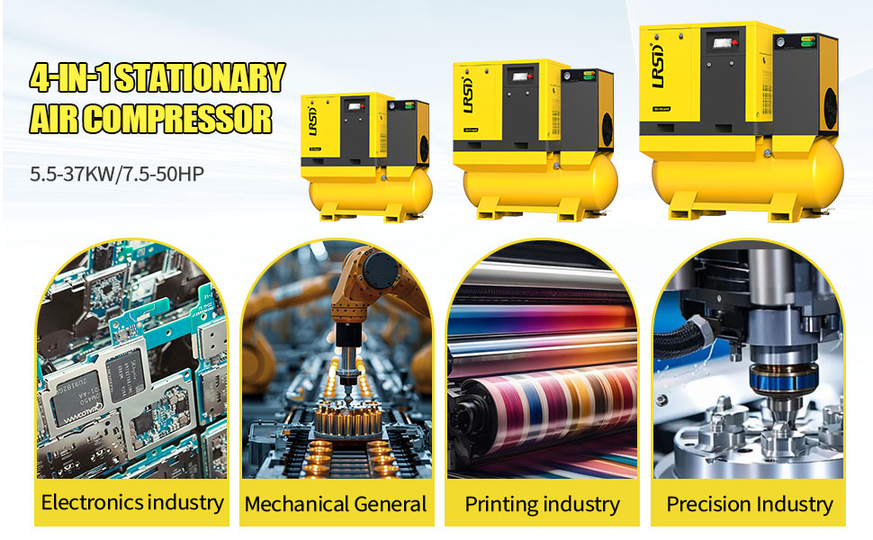 Four-in-One Screw Air Compressor: The Ultimate Air Source Solution for Laser Cutting Industry Efficiency