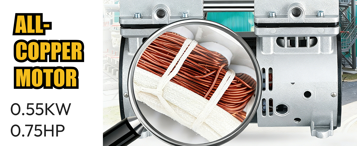 115PSI 30L Dental Medical Air Compressor Silent Air Compressor Oilless