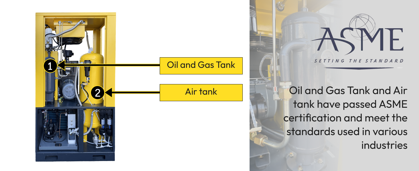 4KW 4in1 Portable compact air compressor TC series