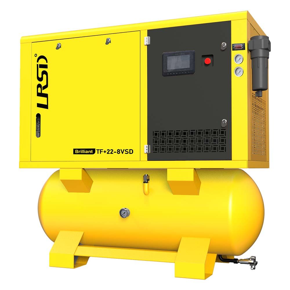 5 in 1 integratea air compressor for laser catter