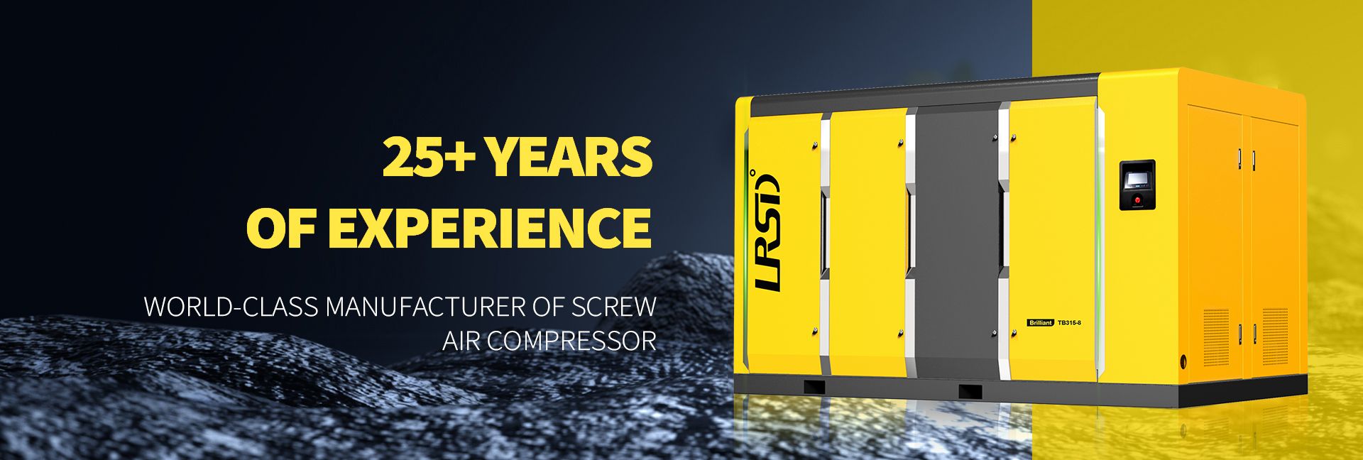 TB Series Double-Stage Compression Permanent Magnet Variable Frequency Screw Compressor