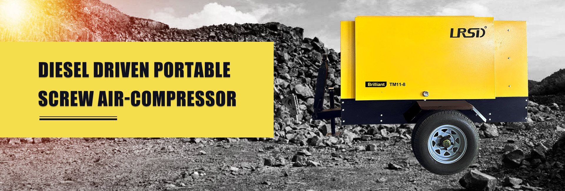 TM Series Diesel Driven Portable Screw Air-compressor