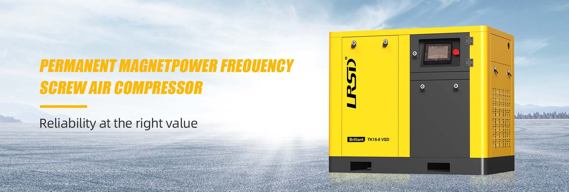 Permanent Magnet Variable Frequency Screw Compressor