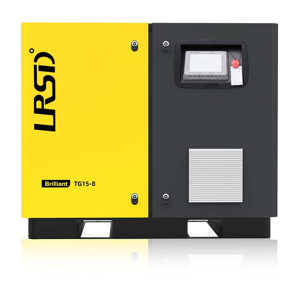 Permanent magnetpower frequency screw air compressor