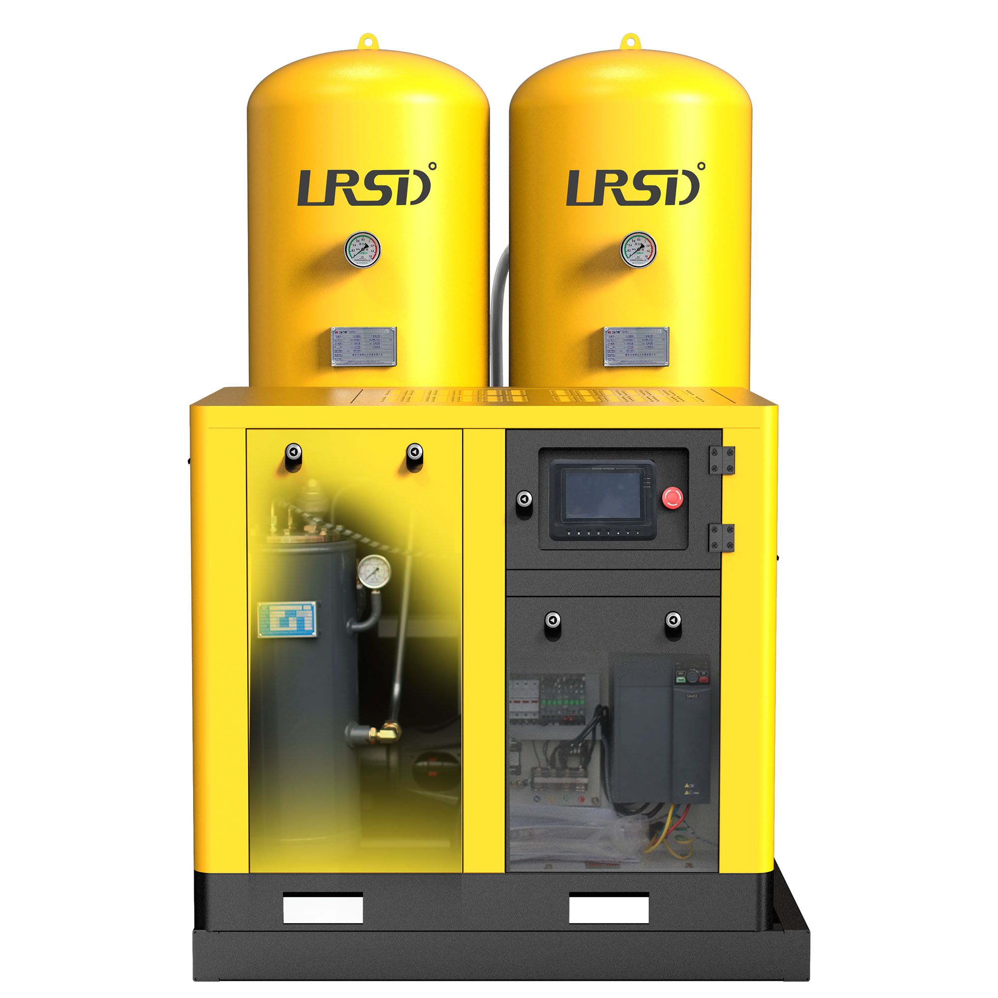 TPQ+ Series 30HP 22KW LRSD Rotary Screw Air Compressor | 122.9CFM @ 116 PSI | 220V 3-Phase 60Hz |  RP1 |  VSD