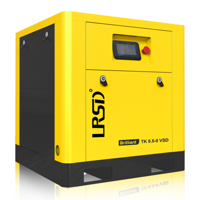 0.80m³/min high efficiency silent screw air compressor5.5kw 7.5hp 0.8 Mpa