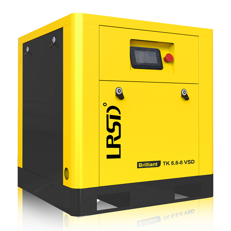 0.80m³/min high efficiency silent screw air compressor5.5kw 7.5hp 0.8 Mpa