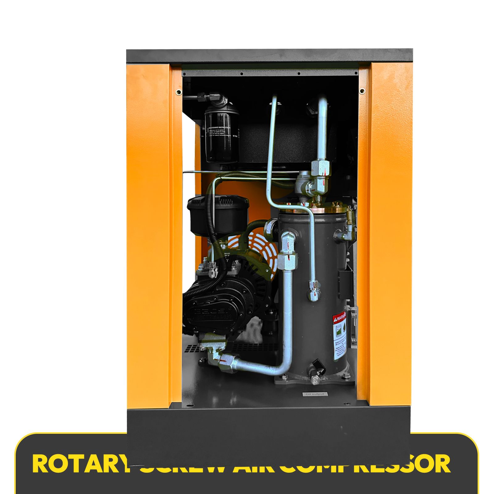 10 HP Rotary Screw Air Compressor VFD 230V Single Phase 38CFM 125PSI