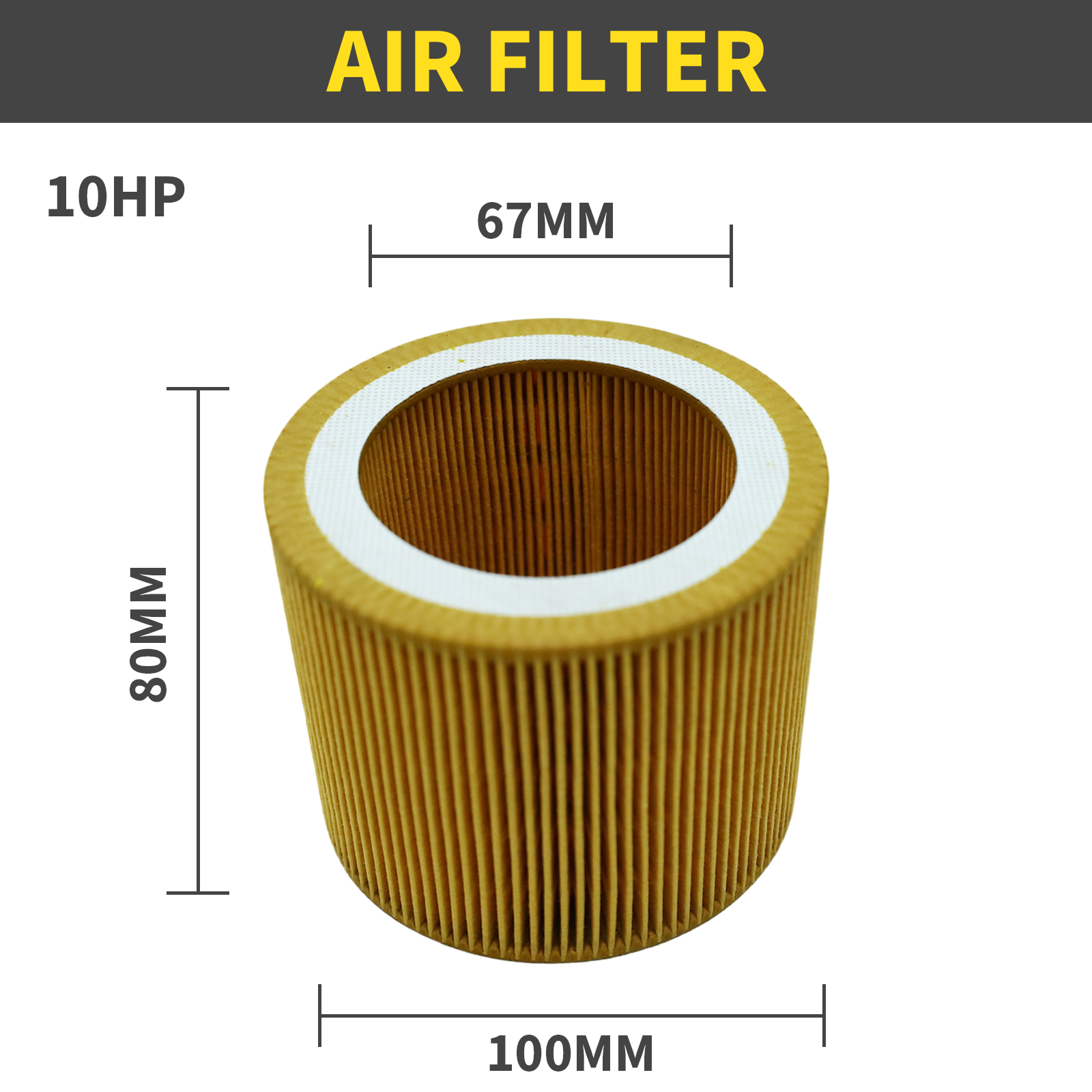 Air Oil Filter Separator Maintenance Kit for 10HP Rotary Screw Air Compressor