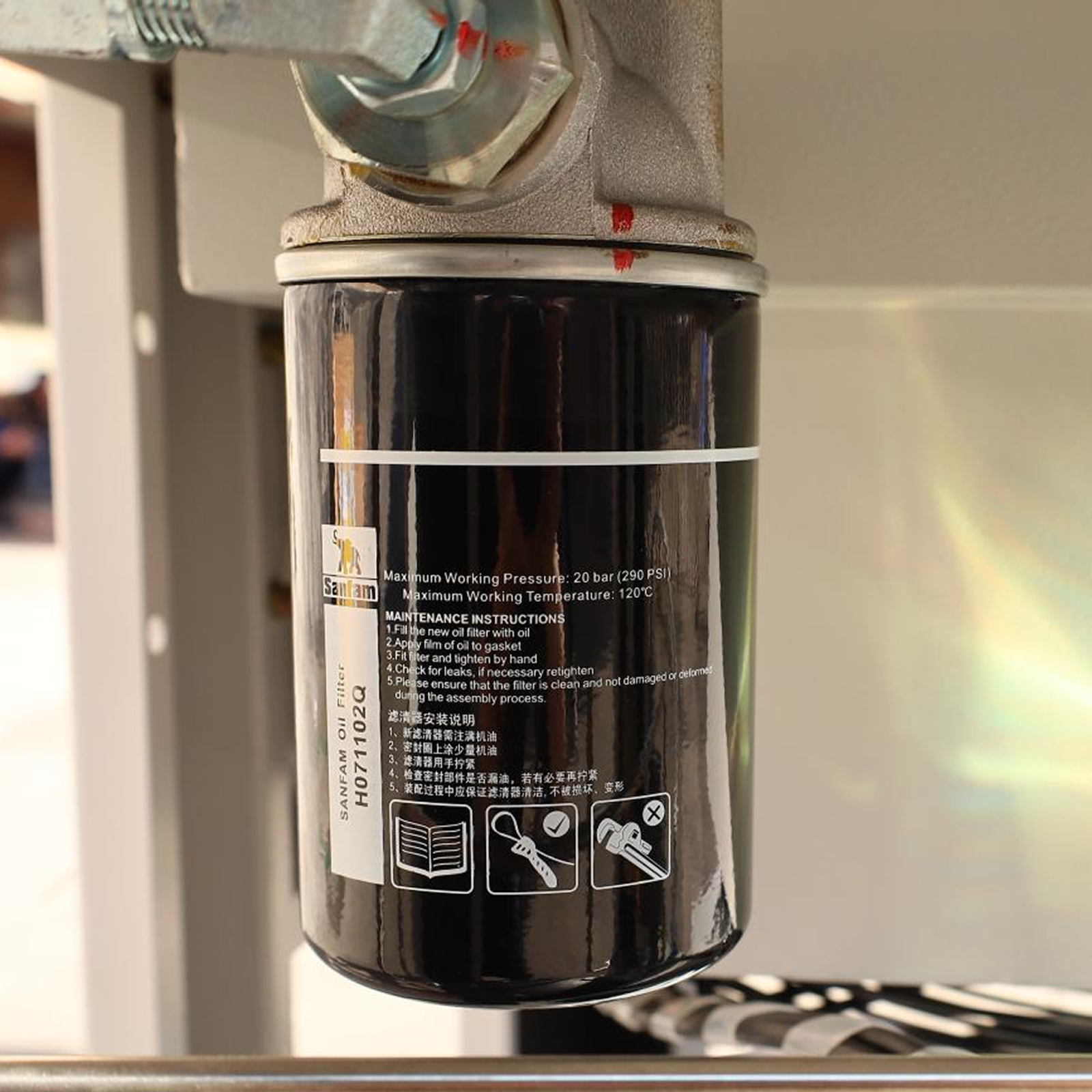 Maintenance Kit for 20HP Screw Air Compressor with Air Oil Filter Oil Separator