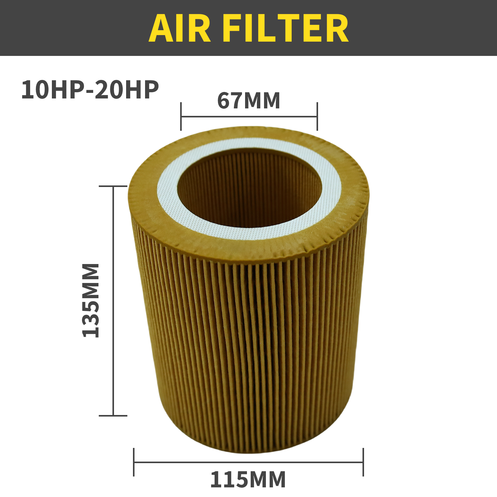 Maintenance Kit for 20HP Screw Air Compressor with Air Oil Filter Oil Separator