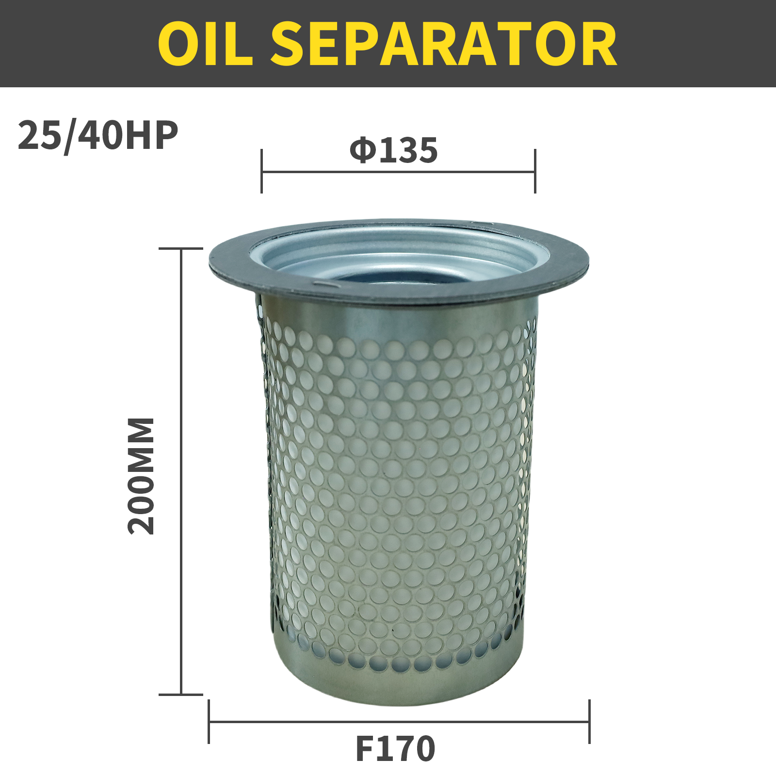 Air Oil Filter Separator Maintenance Kit for 30HP Rotary Screw Air Compressor