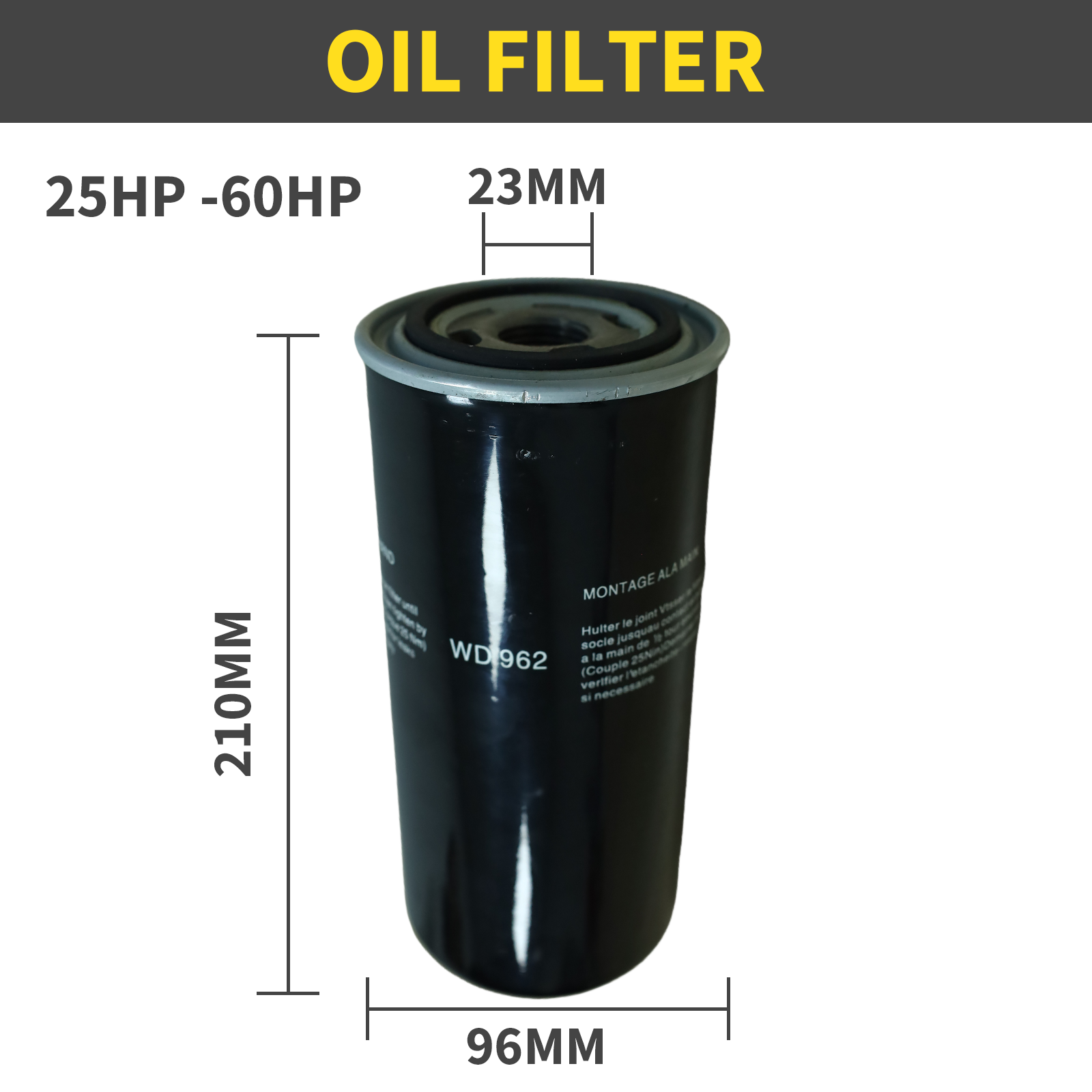 Air Oil Filter Separator Maintenance Kit for 30HP Rotary Screw Air Compressor