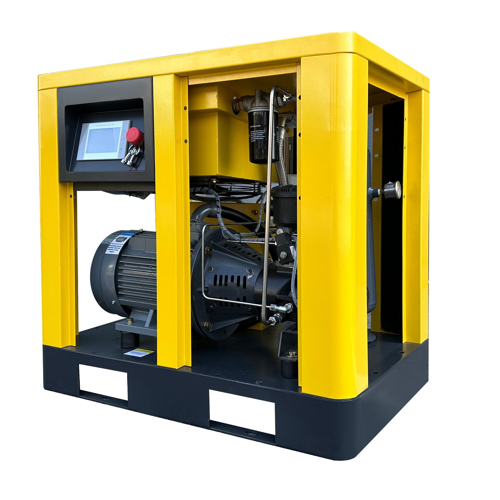 10 HP 460V Rotary Screw Air Compressor VFD 3 Phase 125 PSI 38 CFM