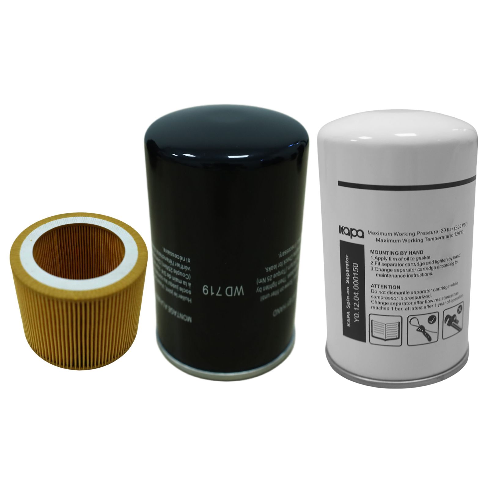 Air/Oil Filter Oil and Gas Separator Maintenance Kit for TK7.5-8 Rotary Screw Air Compressor