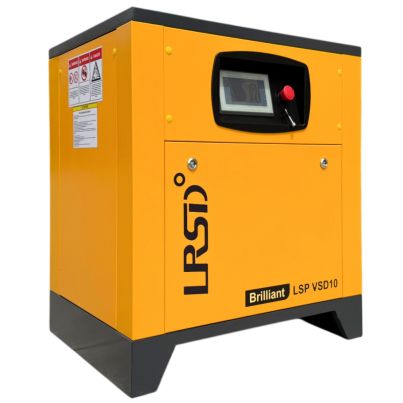 10 HP Rotary Screw Air Compressor VFD 230V Single Phase 38CFM 125PSI