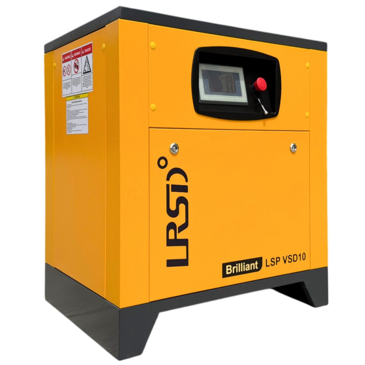 10 HP Rotary Screw Air Compressor VFD 230V Single Phase 38CFM 125PSI