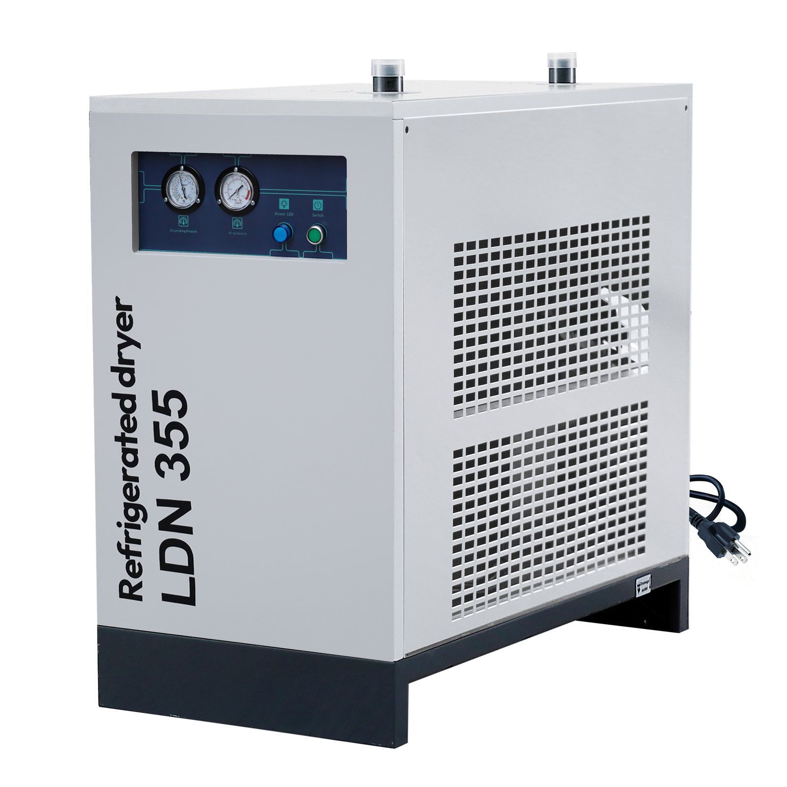 LRSD 353.15 CFM Refrigerated Air Dryer for 75 HP Air Compressor, Industrial Compressed Air Dryer High Efficiency Moisture Removal System