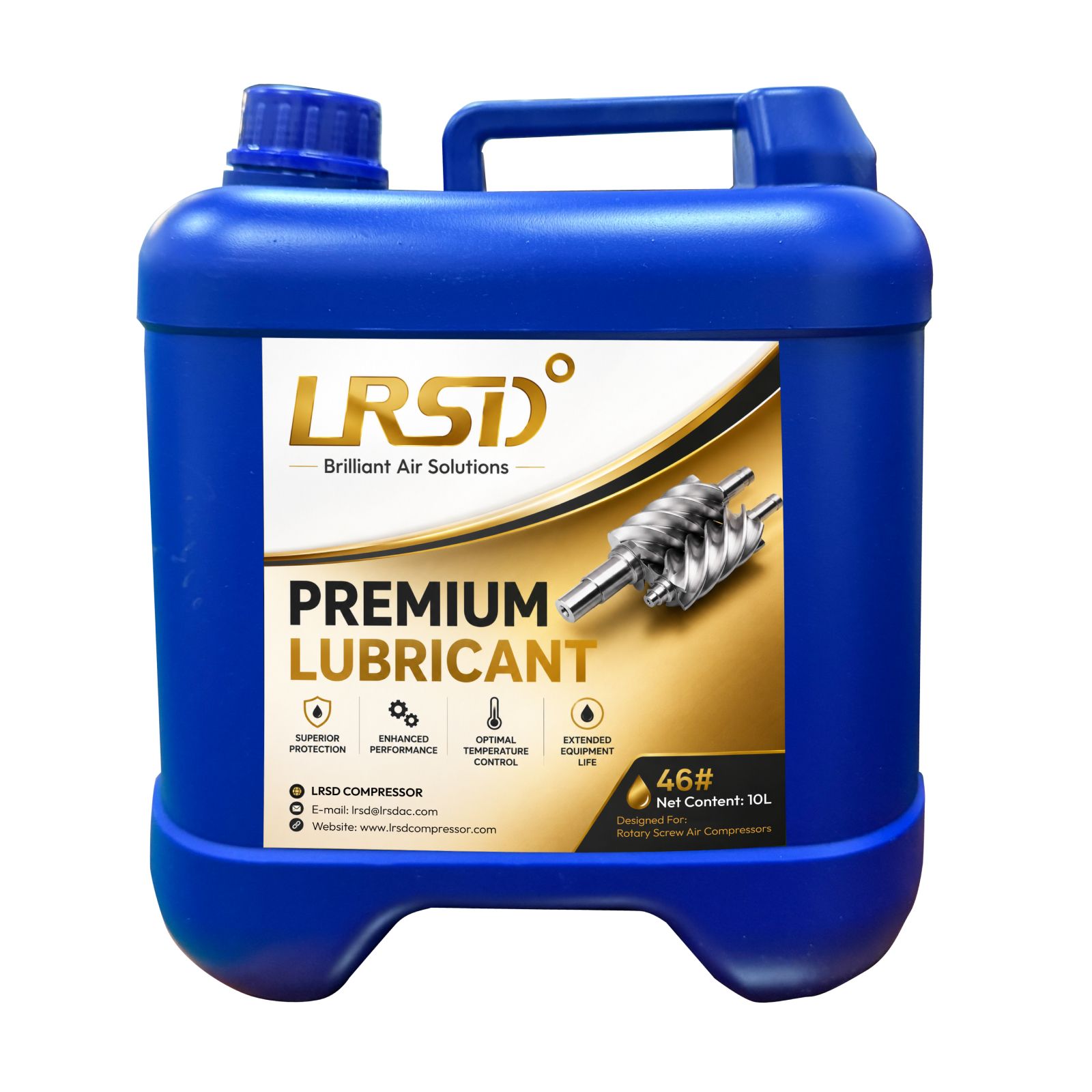 LRSD 2.6GAL Lubricant Oil for Rotary Screw Air Compressor Replace Repair 4000H
