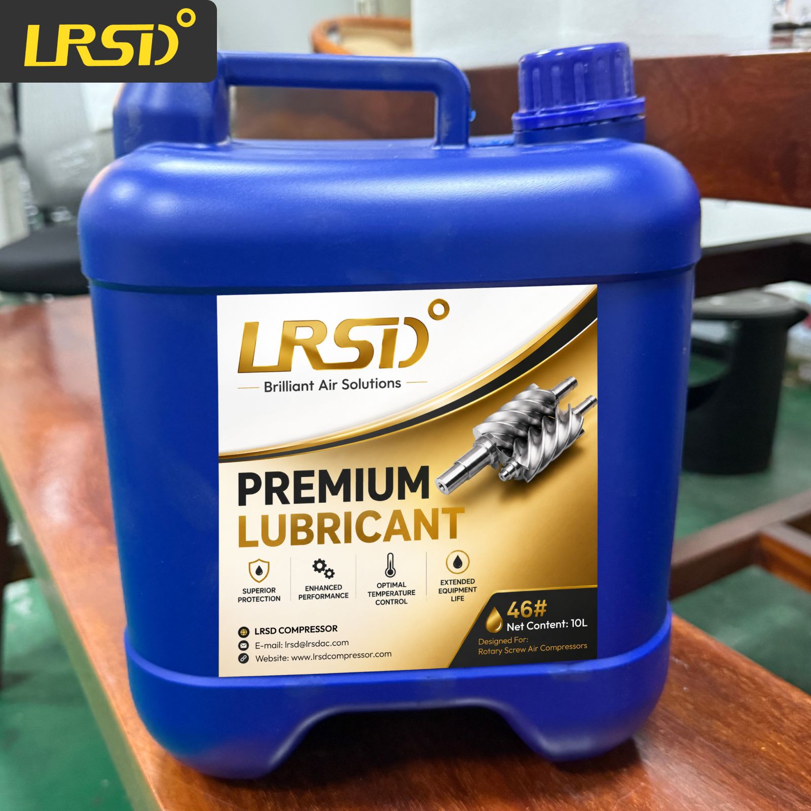 LRSD 2.6GAL Lubricant Oil for Rotary Screw Air Compressor Replace Repair 4000H