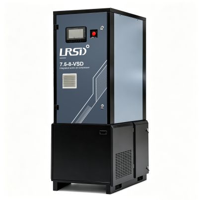 10HP Screw Air Compressor 4in1 230V/3Ph 37CFM 125psi with 32Gal GAS TANK & Air Dryer & FILTER Heavy Duty Air Compressed System ALL in One